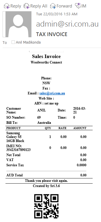 Sales Invoice1